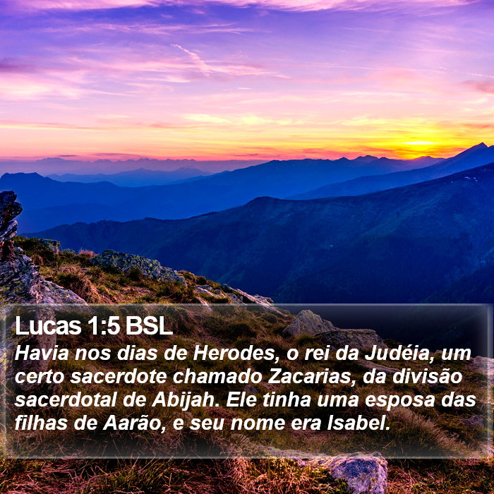 Lucas 1:5 BSL Bible Study