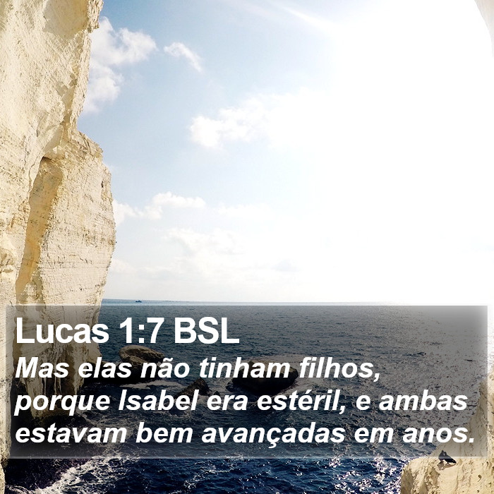 Lucas 1:7 BSL Bible Study