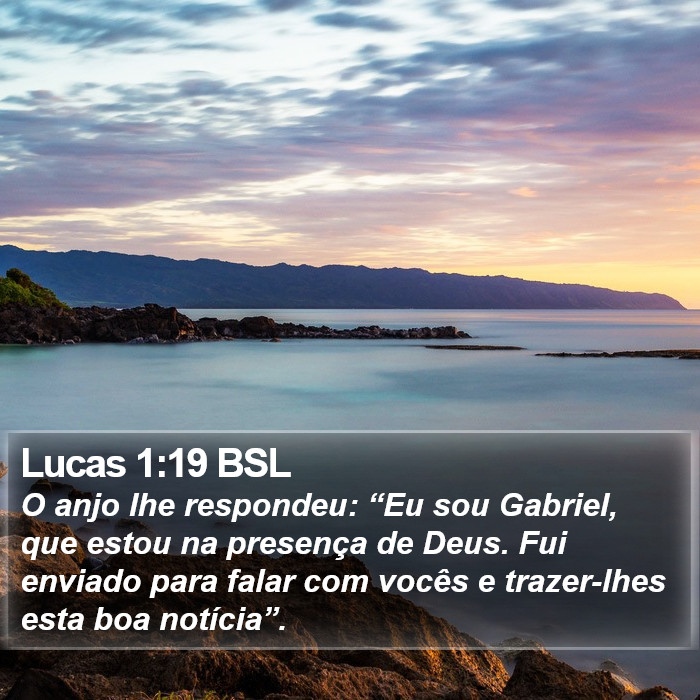 Lucas 1:19 BSL Bible Study