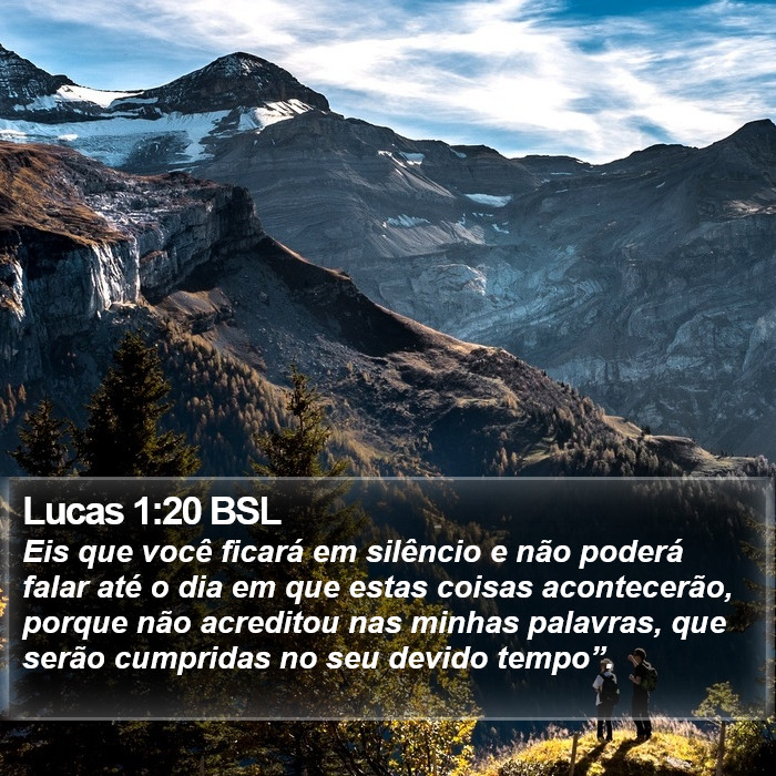 Lucas 1:20 BSL Bible Study