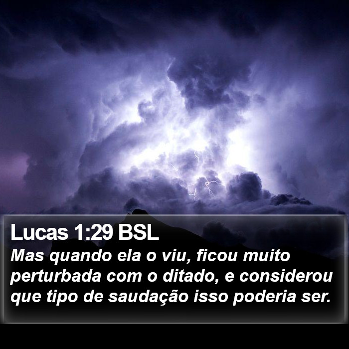 Lucas 1:29 BSL Bible Study