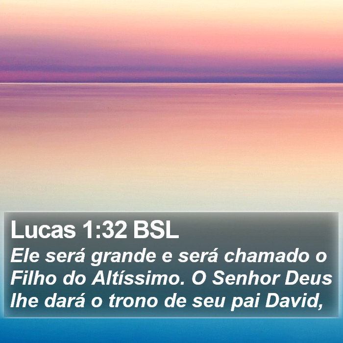 Lucas 1:32 BSL Bible Study