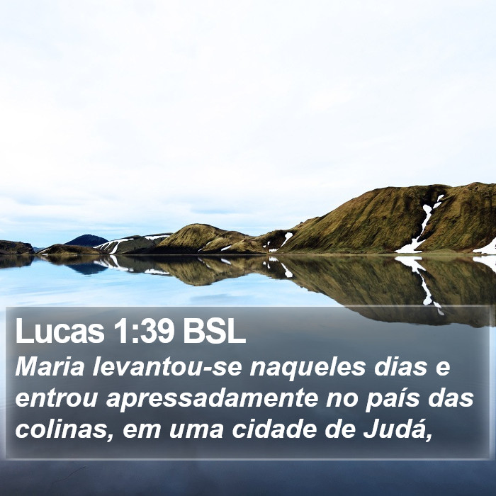 Lucas 1:39 BSL Bible Study