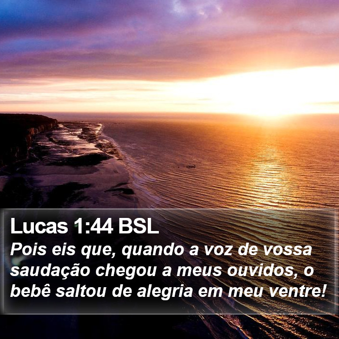 Lucas 1:44 BSL Bible Study