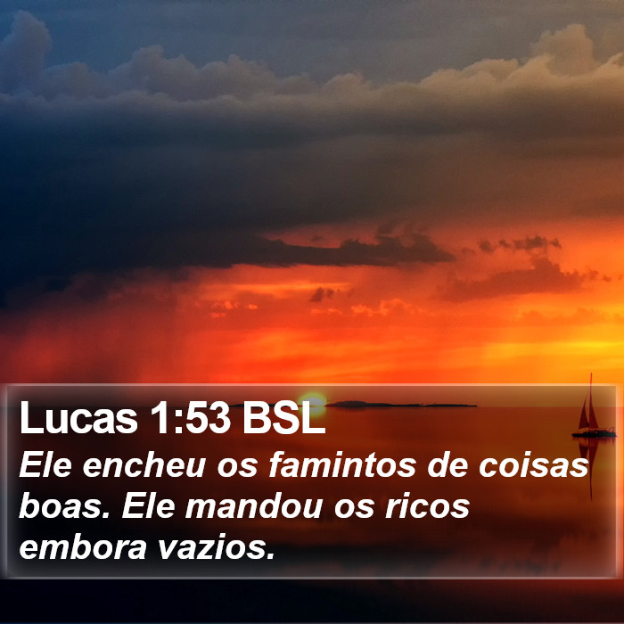 Lucas 1:53 BSL Bible Study