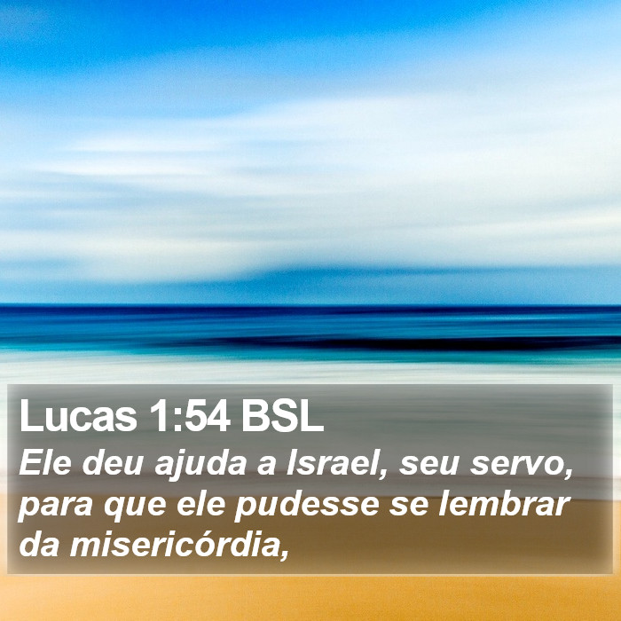 Lucas 1:54 BSL Bible Study