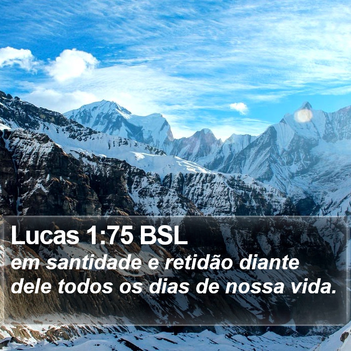 Lucas 1:75 BSL Bible Study