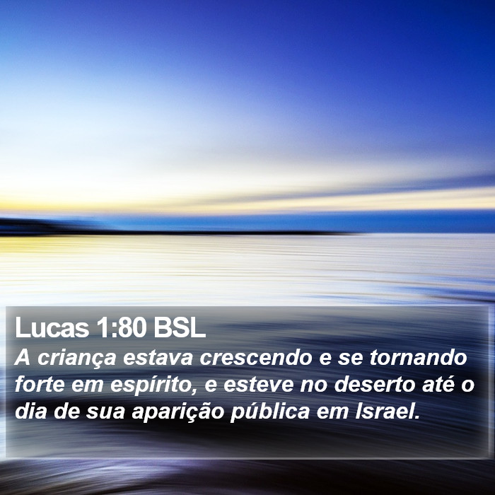 Lucas 1:80 BSL Bible Study