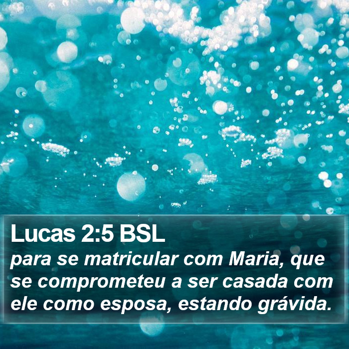 Lucas 2:5 BSL Bible Study