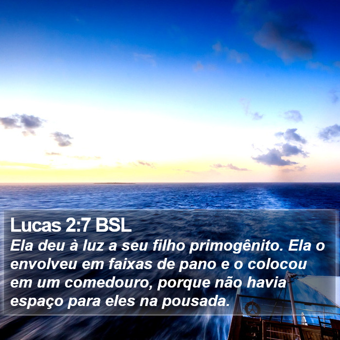 Lucas 2:7 BSL Bible Study