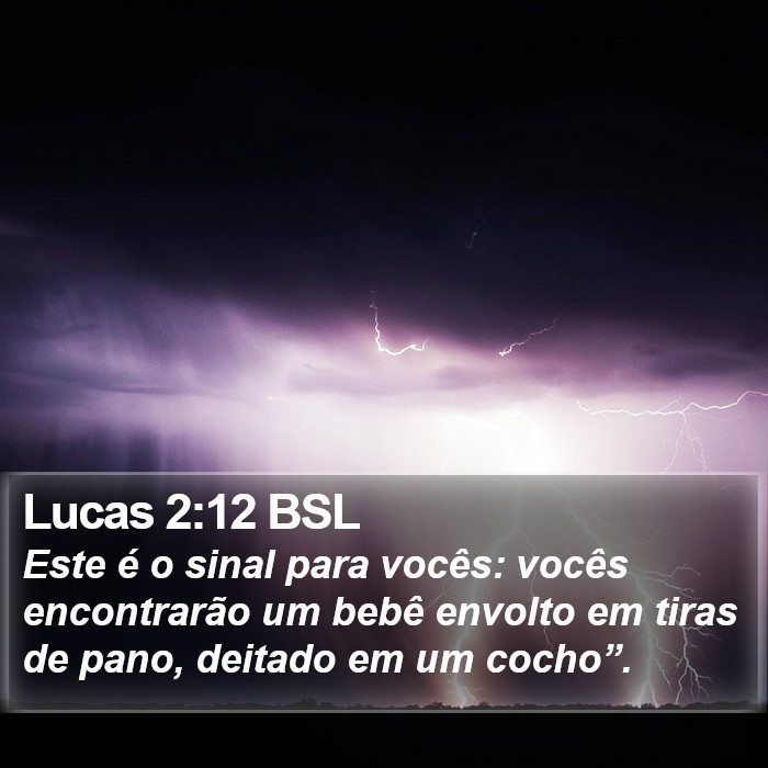 Lucas 2:12 BSL Bible Study