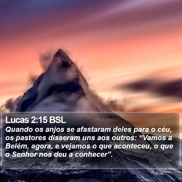 Lucas 2:15 BSL Bible Study