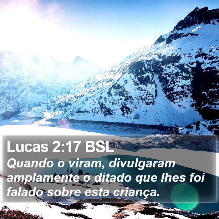 Lucas 2:17 BSL Bible Study