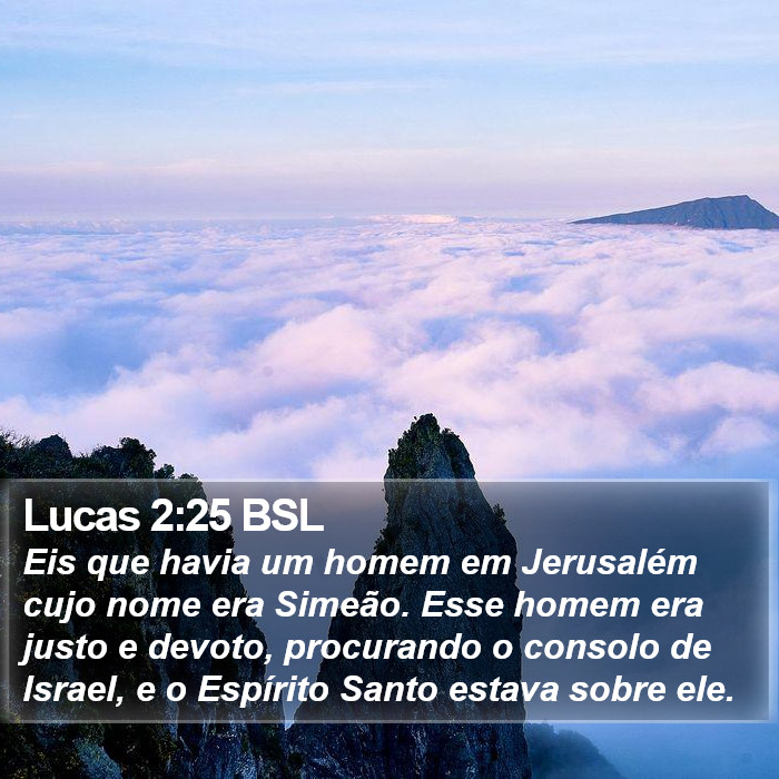 Lucas 2:25 BSL Bible Study