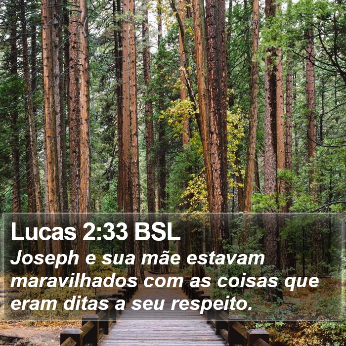 Lucas 2:33 BSL Bible Study