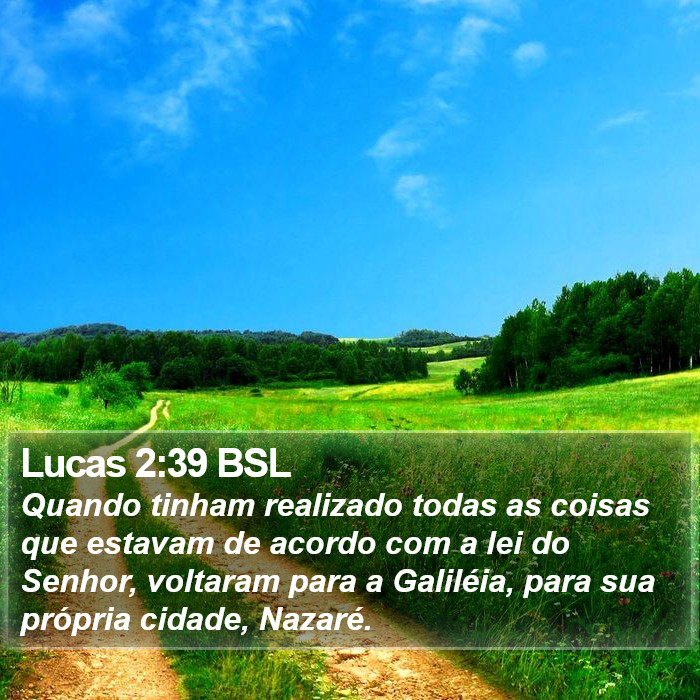 Lucas 2:39 BSL Bible Study