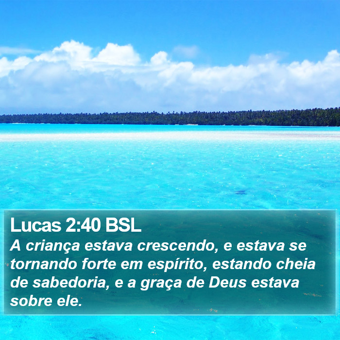 Lucas 2:40 BSL Bible Study