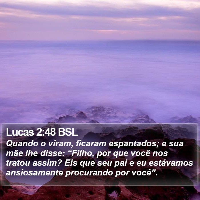 Lucas 2:48 BSL Bible Study