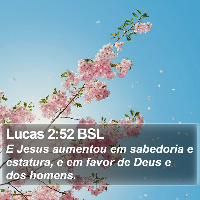 Lucas 2:52 BSL Bible Study