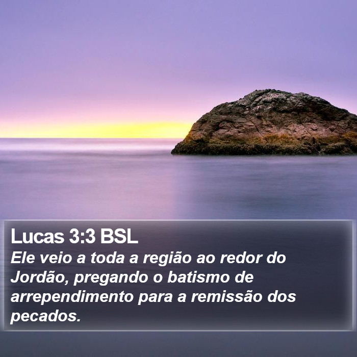 Lucas 3:3 BSL Bible Study