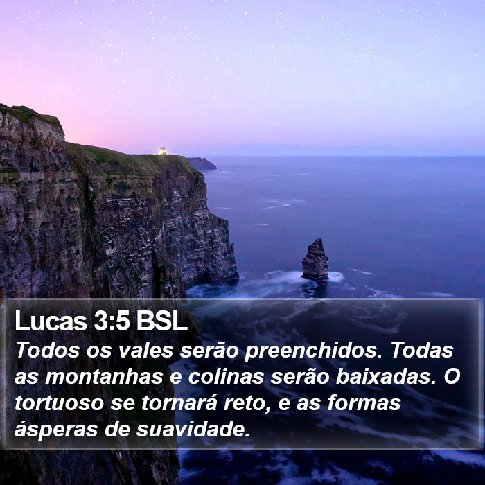 Lucas 3:5 BSL Bible Study