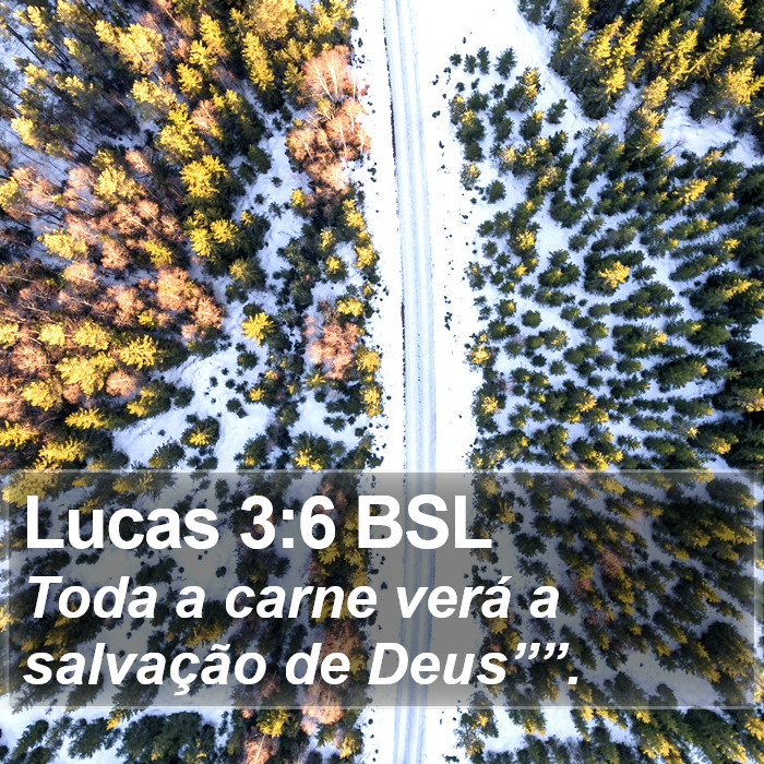 Lucas 3:6 BSL Bible Study