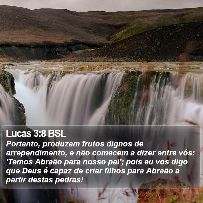 Lucas 3:8 BSL Bible Study