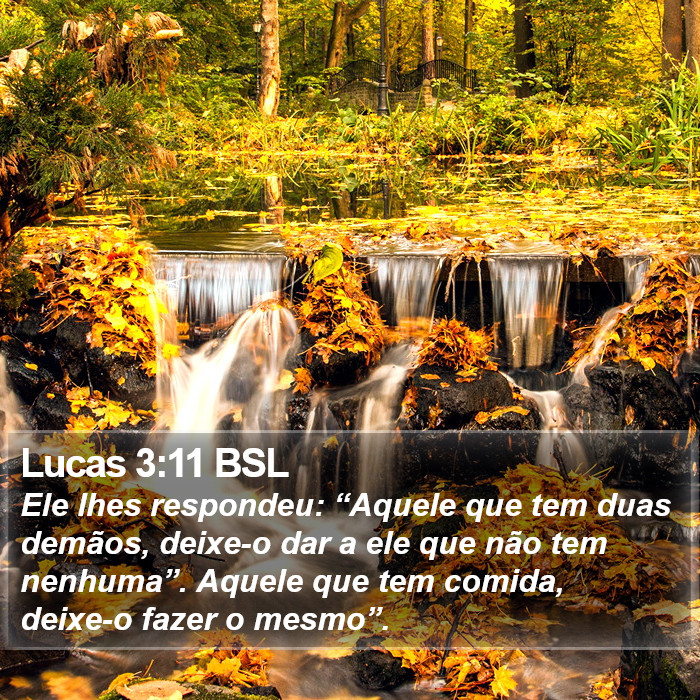 Lucas 3:11 BSL Bible Study