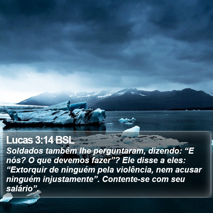 Lucas 3:14 BSL Bible Study