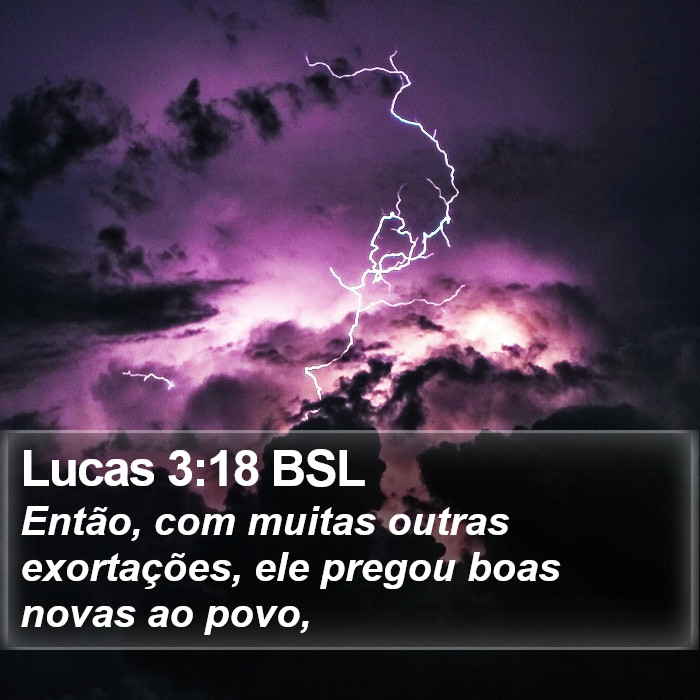 Lucas 3:18 BSL Bible Study