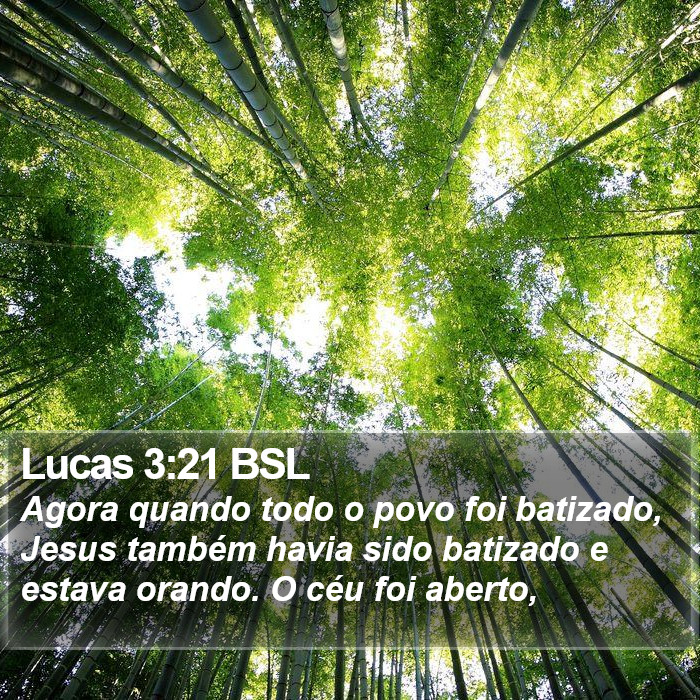 Lucas 3:21 BSL Bible Study