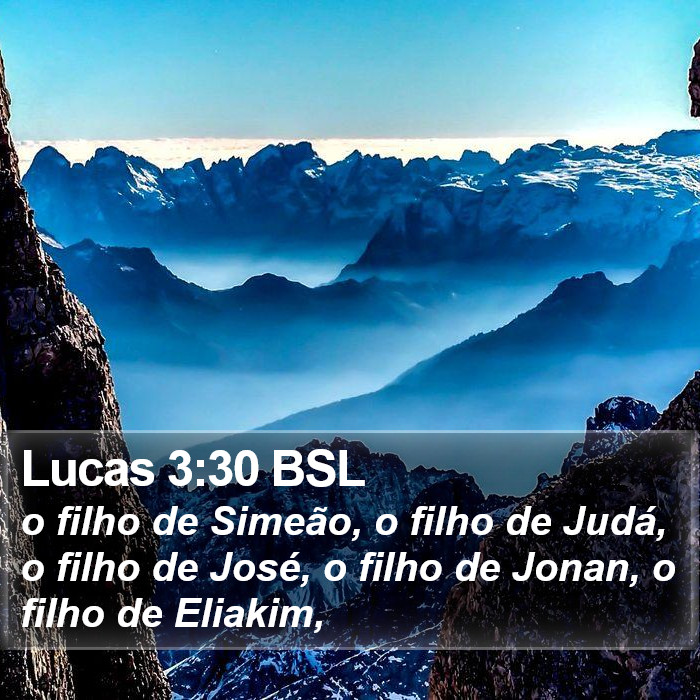 Lucas 3:30 BSL Bible Study