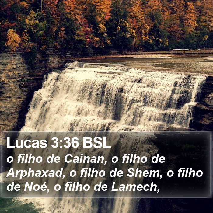 Lucas 3:36 BSL Bible Study