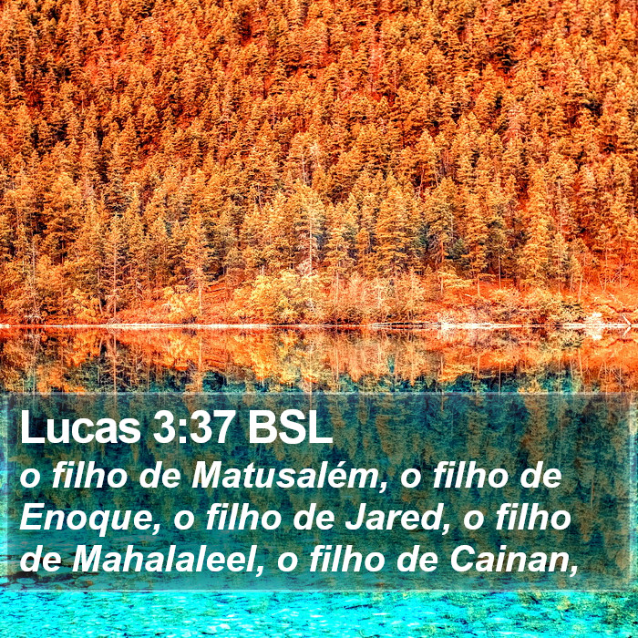 Lucas 3:37 BSL Bible Study