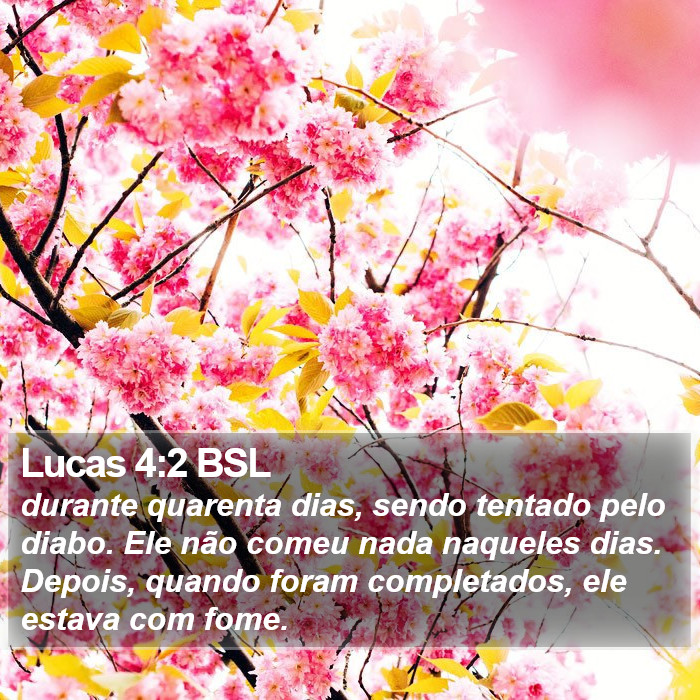 Lucas 4:2 BSL Bible Study