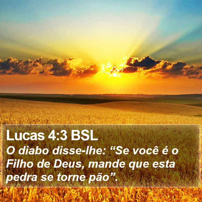 Lucas 4:3 BSL Bible Study