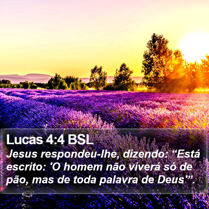 Lucas 4:4 BSL Bible Study