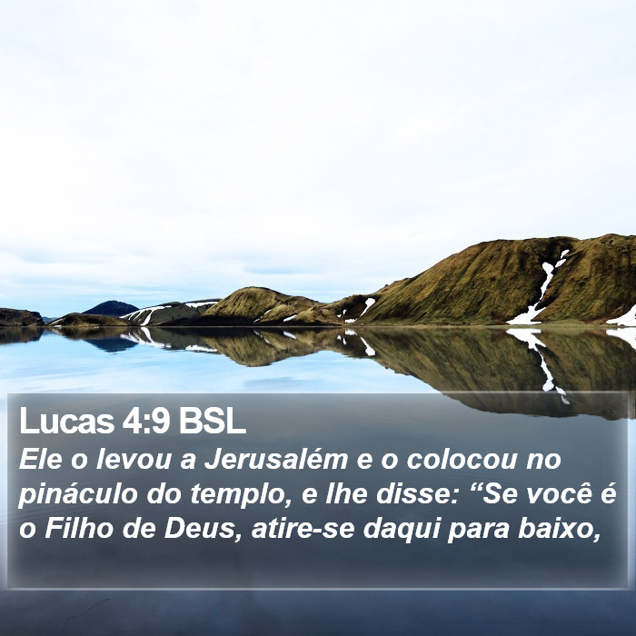 Lucas 4:9 BSL Bible Study