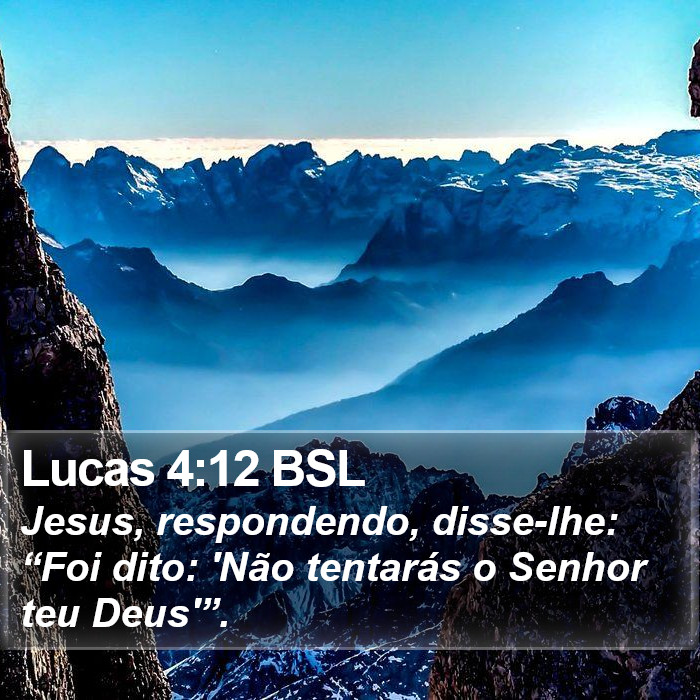 Lucas 4:12 BSL Bible Study