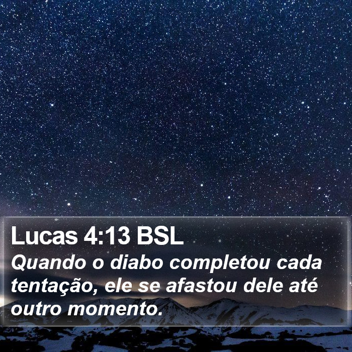 Lucas 4:13 BSL Bible Study