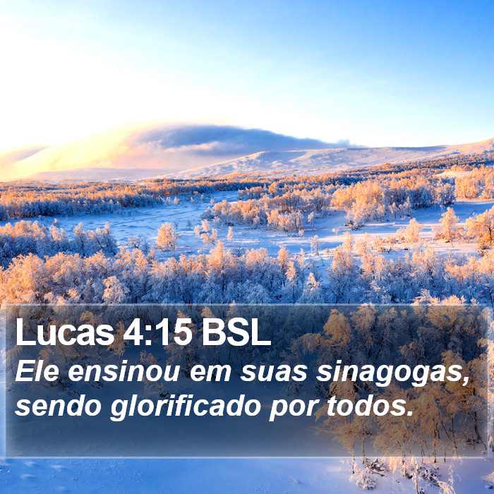 Lucas 4:15 BSL Bible Study