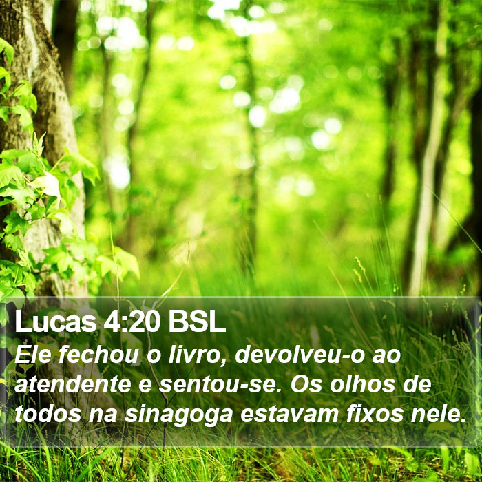 Lucas 4:20 BSL Bible Study