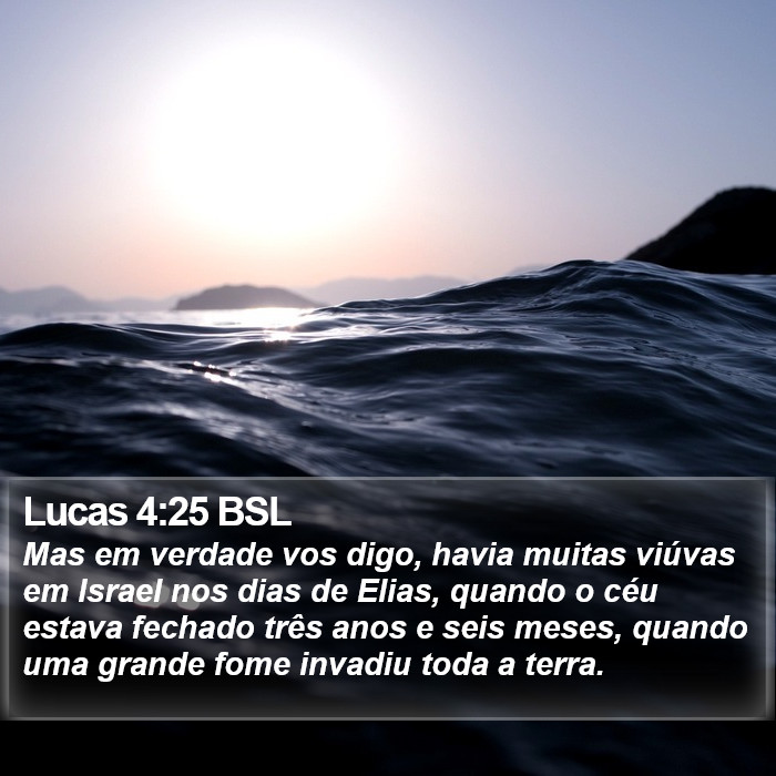 Lucas 4:25 BSL Bible Study