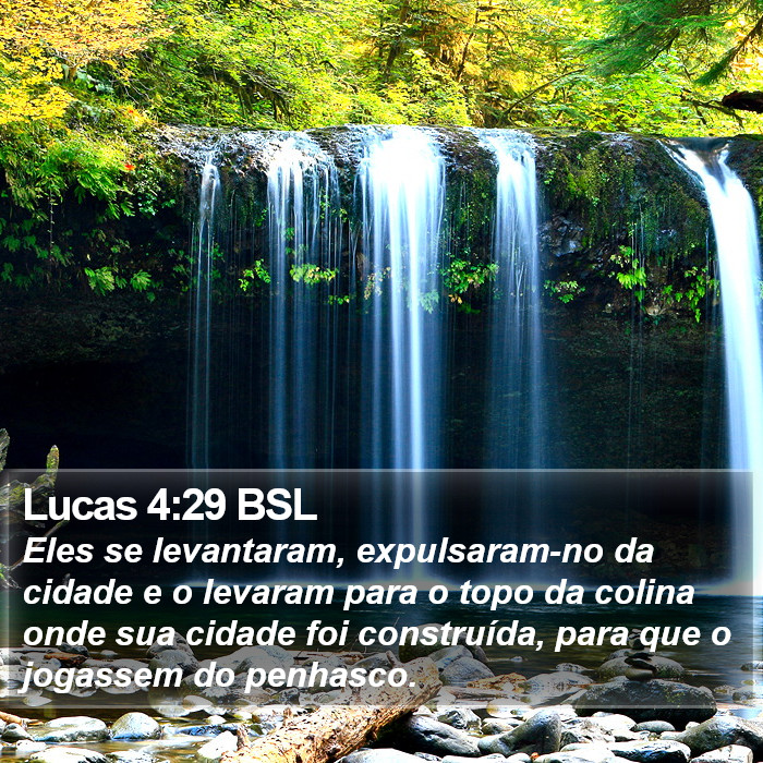 Lucas 4:29 BSL Bible Study