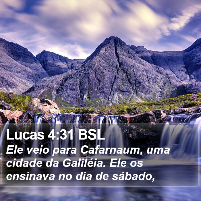 Lucas 4:31 BSL Bible Study