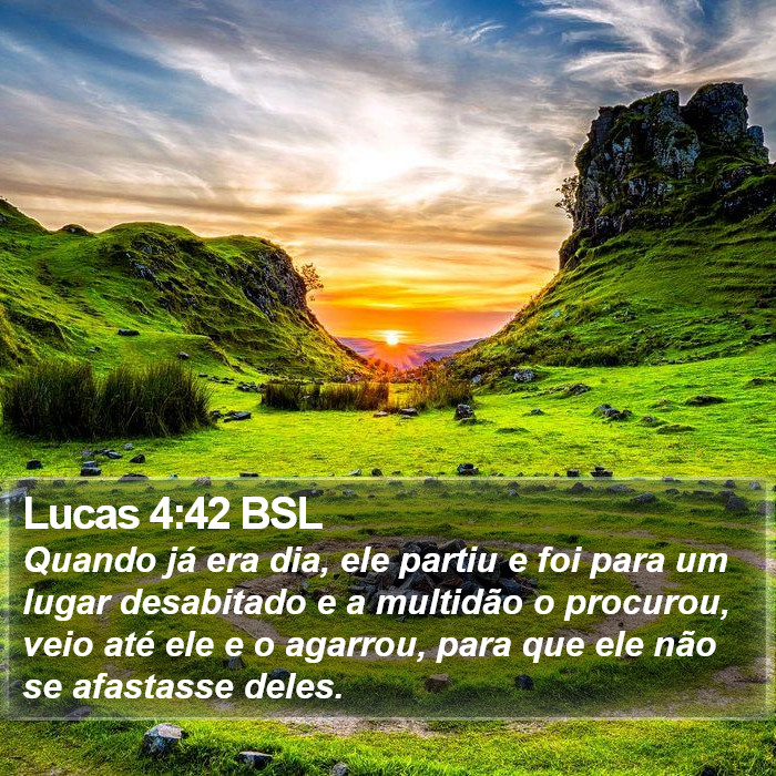 Lucas 4:42 BSL Bible Study