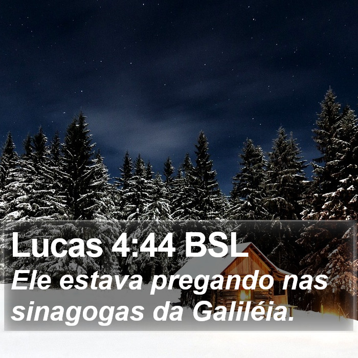 Lucas 4:44 BSL Bible Study