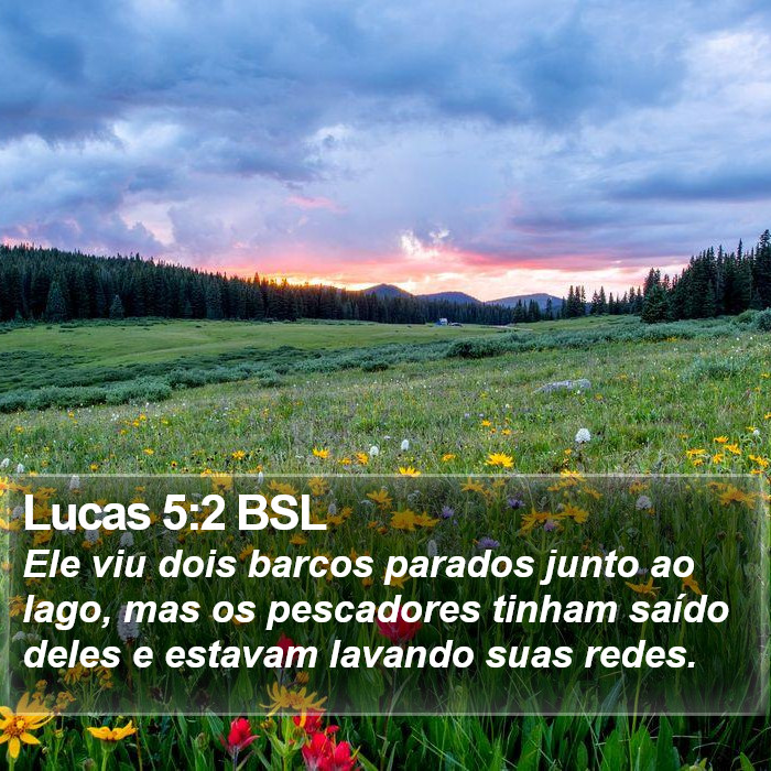 Lucas 5:2 BSL Bible Study