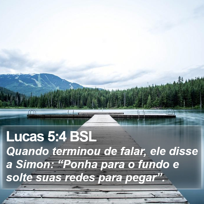 Lucas 5:4 BSL Bible Study