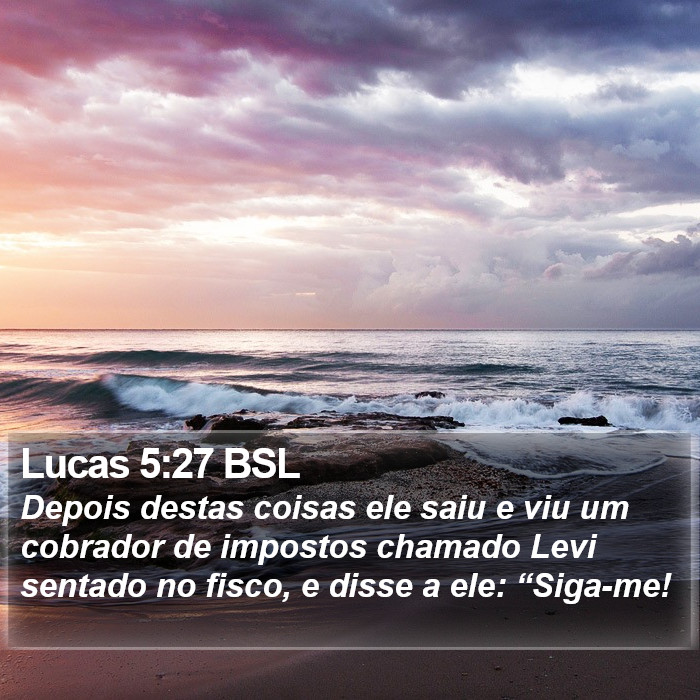 Lucas 5:27 BSL Bible Study